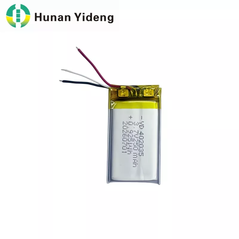 402035 3,7 V 250 mAh VR-Smart-Kamera-Li-Polymer-Akku