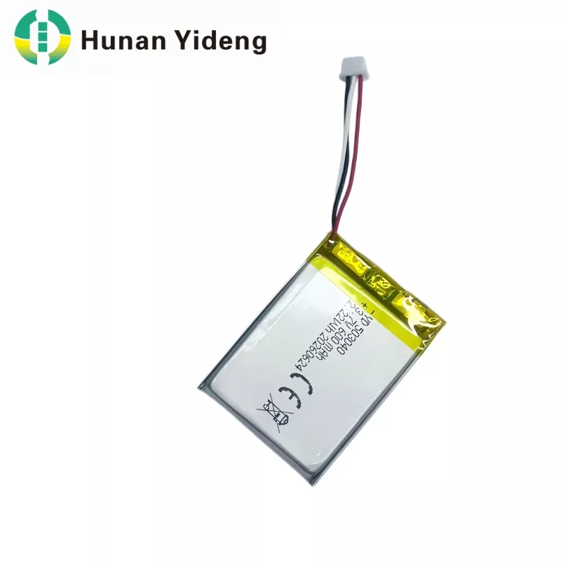 503040 3,7 V 600 mAh quadratischer wiederaufladbarer Akku