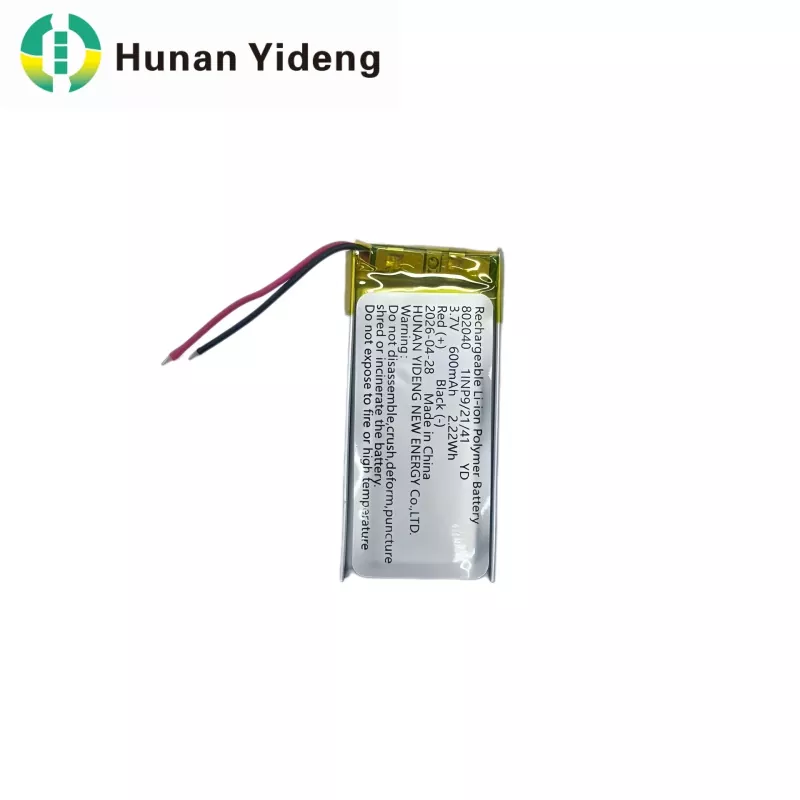 802040 600-mAh-Akku für Diktiergerät und elektrisches Spielzeug