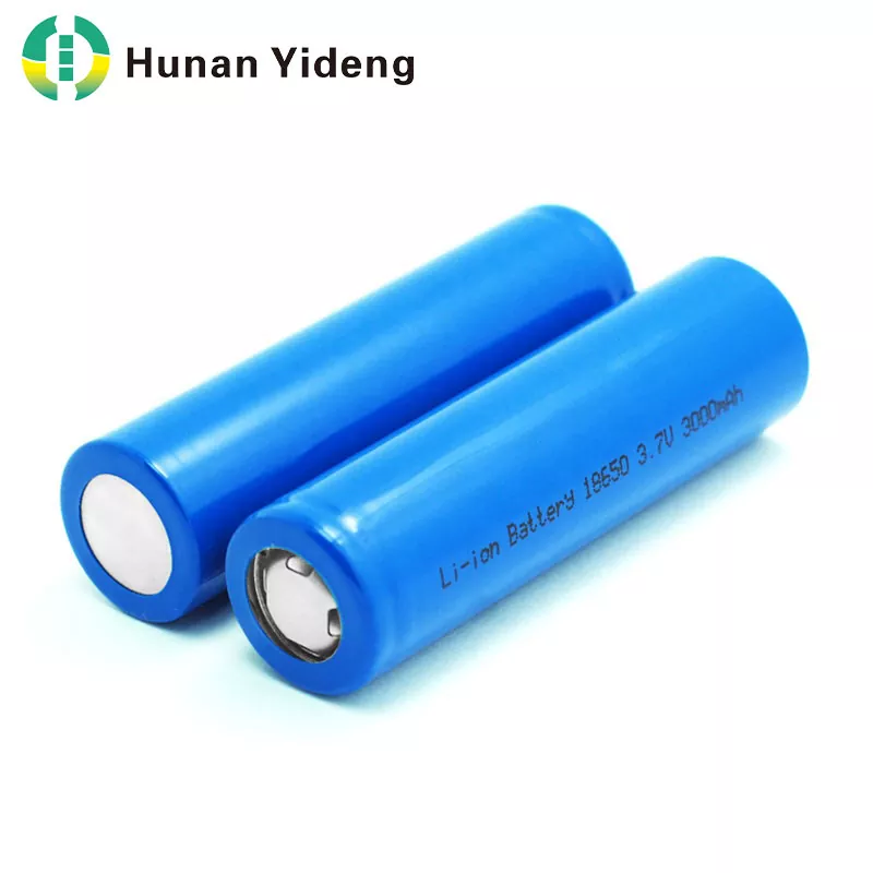 Zylindrischer 18650-Lithium-Ionen-Akku mit hoher Kapazität, 3,7 V, 3000 mAh